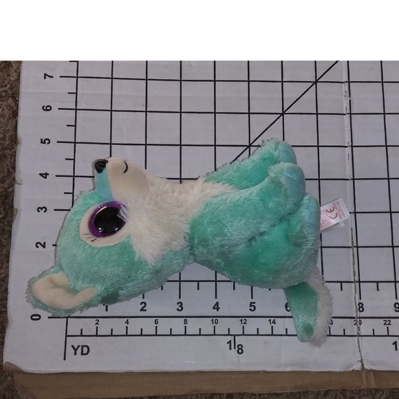 Ty Beanie Babies Jade Mint Green Fox Great Wolf Wilderness Lodge Stuffed Plush T - Picture 12 of 12